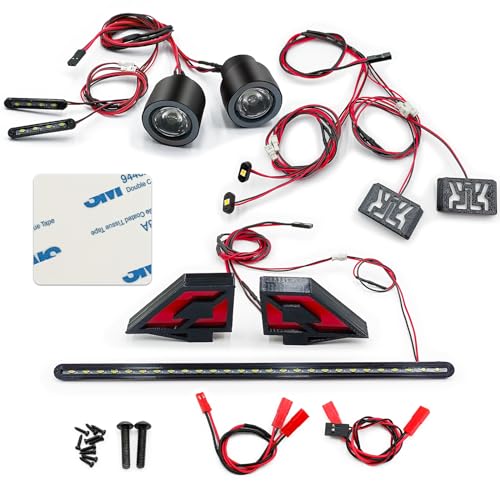 RC LED Light Kit Headlight Taillights Side Light | For 1/7 Felony 6S RC Car, Upgrades Accessories