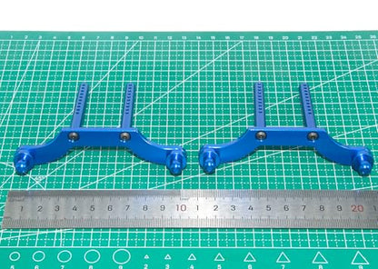 Body Post Mount Compatible with HPI 1/8 Savage Upgrade 85060 RC Car Aluminum Alloy Front Rear Shell Post Part(Dark Blue) - color: Dark Blue