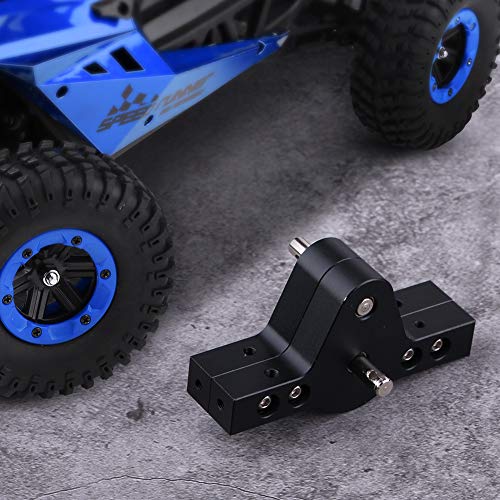 Metal Transfer Case for RC Crawlers, RC Gearbox Easy Install Anti-Rust Black for Axial SCX10, D90, D110 (1/10 Scale)