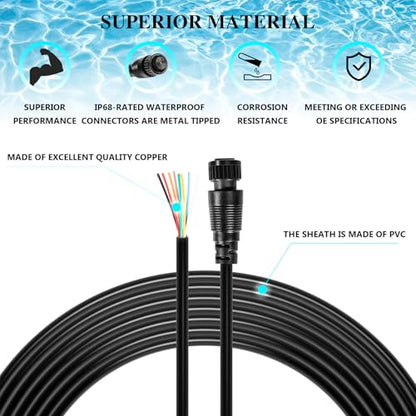 356324 Z Cable for SuperFlo VS/VST & WhisperFlo VS/VST to Automation 25' Cable 8 Conductor Digital Input Communication Cable RS-485