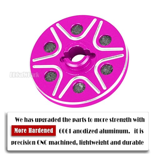 RC 53T Spur Gears 0.8Mod Upgrades Part for 1/10 Slash 2WD (VXL)/Stampede 2WD (VXL)/Rustler 2WD (VXL)/Bandit 2WD (VXL),BRCatWPark Steel Metal Extra-heavy Slip limiting Clutch,Pink - color: Pink - (53t)