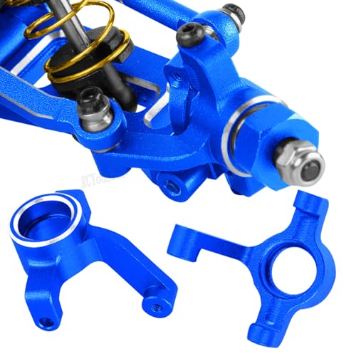 RC Upgrades Part for 1/24 Micro-B 2S 2WD,1/28 Micro-T 2S 2WD,Aluminum Suspension Arms/Caster Block/Steering Blocks/Rear Stub Axle Carriers/Suspension Mount,Navy Blue(LOS-1768,LOS-1761) - color: Navy Blue-(upgrades Part）