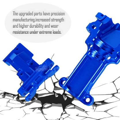 Gearbox Upgrades Parts Front Rear Wave Box Gearbox Upper Shell Cover for 1/5 X-MAXX 8S,1/6 4WD XRT 8S Monster Truck RC Car,Navy Blue - color: Navy Blue(for1/5 X-maxx )