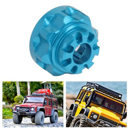 Metal Differential Case, Aluminum Alloy Upgrade Parts Accessories Front Rear Universal Diff Case with 4 Screws for 1/10 RC Car (Blue) - color: Blue