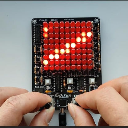 Gikfun LED Chaser Soldering Practice Kit PCB Board 81 LEDs for STEM Electronics School Learning Project DIY EK1974