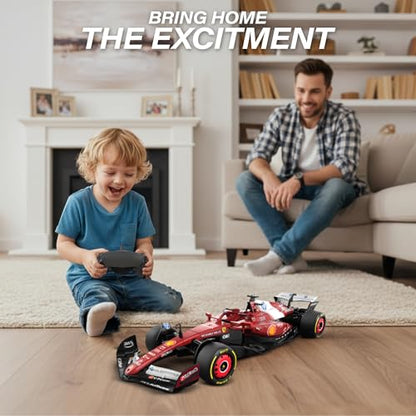 Voltz Toys Licensed 1:18 Ferrari SF-25 Remote Control Vehicle - RC Series for Kids and Adults - 2.4GHz Racing Toy for Gift (1:18 Ferrari SF-25) - color: 1:18 Ferrari Sf-25