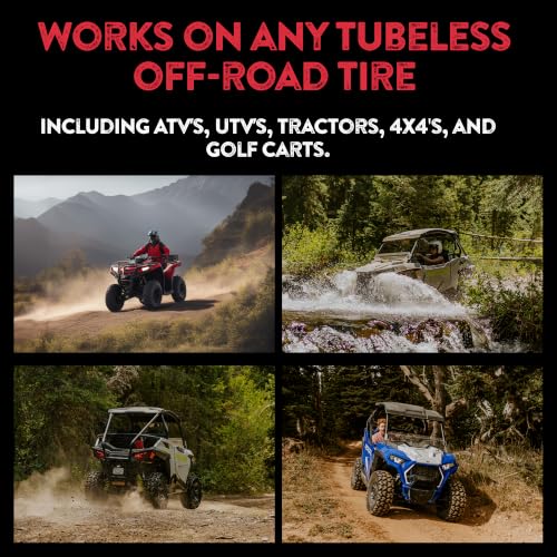 GlueTread SXS Sidewall Tire Repair Kit, Off Road UTV ATV Tire Patch Kit | Mends Side Wall Punctures and Gashes with Rubber & Glue, No Need to Remove Wheel, Fixes Up To 4-6 Tubeless Flats, Emergency