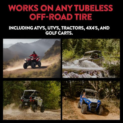 GlueTread SXS Sidewall Tire Repair Kit, Off Road UTV ATV Tire Patch Kit | Mends Side Wall Punctures and Gashes with Rubber & Glue, No Need to Remove Wheel, Fixes Up To 4-6 Tubeless Flats, Emergency