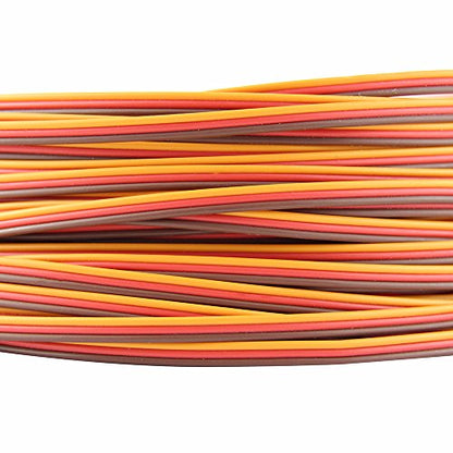 50 feet Servo JR Color Extension Cable 3p Line Futaba JR Aircraft Model Wire 30 cores 0.08mm 1.2mm