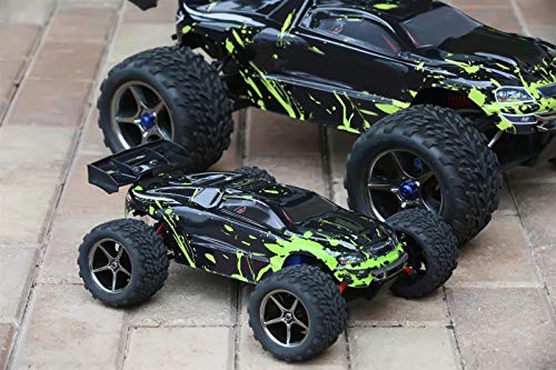 SummitLink Compatible Custom Body Muddy Green Over Black Replacement for 1/16 Scale RC Car or Truck (Truck not Included) ERMN-BG-02