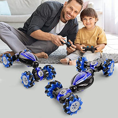 Remote Control Car for Boys 8-12, Gesture & Hand Motion Control RC Car, 360° Spins & Drifting Stunt, All-Terrain 4WD Off-Road, Indoor & Outdoor Toys, Best Gift for Boys Girls (Birthday, Holiday)