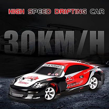 GoolRC WLtoys K969 RC Cars, 1:28 Scale 2.4GHz Remote Control Car, 4WD 30KM/H High Speed RC Racing Car, RC Drift Cars for Adults