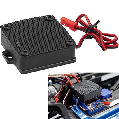 ShareGoo XL-5 HV ESC Cooling Fan Heatsink Compatible with Traxxas XL-5HV ESC TRX4 TRX6 1/10 RC Car (Black)