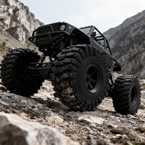 2.2 RC Crawler Tires OD 5.3'' fit 2.2 Beadlock Wheels 1/10 All Terrain Super Grip Soft Tyres For 1:10 1:8 Mud Crawler Turck Car Traxxas TRX4 Axial SCX10 RC4WD RBX10 MJX H8H MK07 4PCS