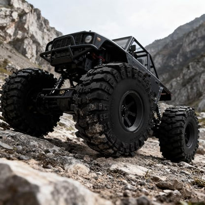 2.2 RC Crawler Tires OD 5.3'' fit 2.2 Beadlock Wheels 1/10 All Terrain Super Grip Soft Tyres For 1:10 1:8 Mud Crawler Turck Car Traxxas TRX4 Axial SCX10 RC4WD RBX10 MJX H8H MK07 4PCS