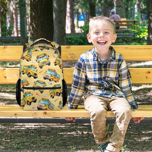 Kid Backpack Boys - School Bus Backpacks for Toddler - Durable Children Bookbag - School Bag for Kindergarten/Preschool/Elementary(17 Inch) - color: Color-6