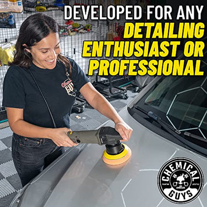 Chemical Guys, TORQX Dual Action Polisher Detailing Kit with Bag, 13-Piece | TORQX dual-action polisher with cutting, polishing and finishing pads in a range bag for paint correction - size: 14 ITEM KIT
