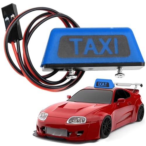 Metal Drive Shaft Dog Bone Dogbone & Wheel Stub Axle Cup & Simulation RC Toy Car Taxi Lights LED Lamp Roof Light Decorations