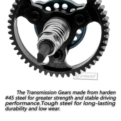 53T Spur Gear Upgrades Part for Slash 4X4/VXL Stampede 4X4/VXL Rustler 4X4/VXL,53T Slipper Clutch Eliminator with Pinions Gears Set(15T 17T 19T),Hardened Steel RC Upgrades,#6878,Titanium - color: Titanium(53t)