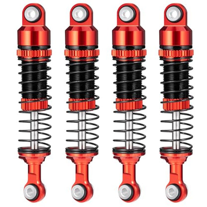 4PCS Ascent-18 Threaded Shock Absorber Oil Damper 53MM for Redcat Ascent18 1/18 RC Crawler Upgrade Parts