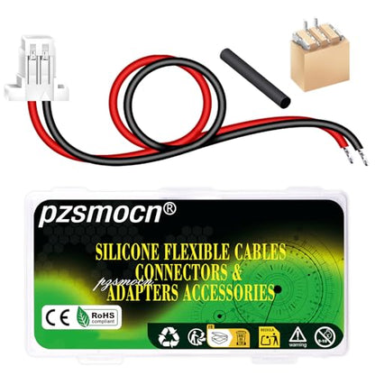 20 Sets/80 Pcs Mini Micro JST-SH-SMD-HHR 1.0mm 2-Pin Connector Kit | Premium Automotive Wiring, Heavy Duty Terminals, Reliable Circuit Board, High Temperature Housing, Easy Project Assembly - size: 2-Pin, style: JST-SH-HHR