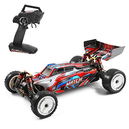 GoolRC WLtoys 104001 RC Car, 1:10 Scale 2.4GHz 4WD High Speed Racing Buggy, Aluminum Alloy Chassis, Zinc Alloy Gear, 1 Battery