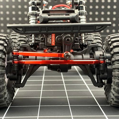 1/18th Aluminum Steering Links for Redcat Ascent-18 RC Crawler Car Upgrade - color: Red
