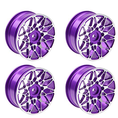 OD62mm Hard Plastic RC Drift Car Tires & Wheel Rims 12mm Hex Tyre & Metal Wheel Rims RC 12mm Hex Hubs 1/10 RC Drift On-Road Racing Touring Wheel Rim