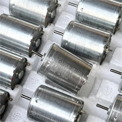 1pc RF-370CB-081100 Mini 370 Low Current Metal Brush DC Electric Motor 12V 18V 24V 3750RPM Micro 24mm for DIY Car Parts