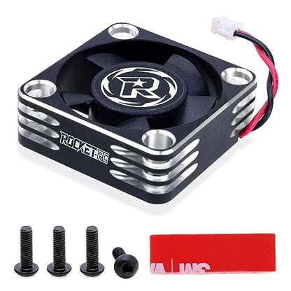 Surpass Hobby 30mm RC Cooling Fan Heat Dissipation 28000RPM ESC Cooling Fan for 1/8 1/10 1/12 RC Car Turbo Esc A3 (Silver Black) - color: Silver Black