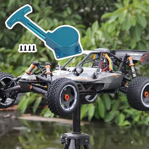R020 Blue Upgrade Parts Aluminum Alloy RC Car Pull Starter for 18 Replacement for Nitro Engine