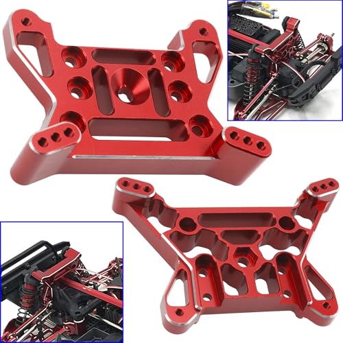 ShareGoo Aluminum Swing Arms & Steering Knuckle Kit & Servo Rod & Shock Tower Compatible with Hyper GO MJX 1/10 10208 Little Monster RC Upgrade Parts