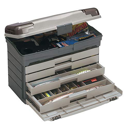 Plano Four Drawer Tackle System,Premium tackle storage and tool organization, Premium Tackle Storage