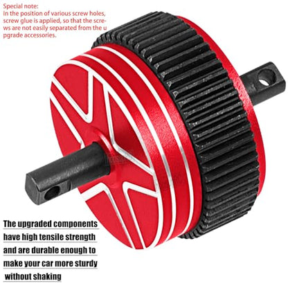 RC Upgrades Part for 1/10 Slash/Rustler/Stampede/Bandit 2WD(VXL),48P 86T Spur Gear&Slipper Clutch&Differential Transmission Gear&Slipper Rebuild Kit&Pressure Plate Hops up,Red - color: Red-48P&86T