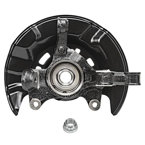 Detroit Axle - 4pc Steering Knuckles Kit for 09-13 Toyota Corolla Matrix, 2 | Front Steering Knuckles & Wheel Bearing Hubs 2 Rear Wheel Bearing and Hubs 2009 2010 2011 2012 2013 Replacement - size: 4UW48584/Kit