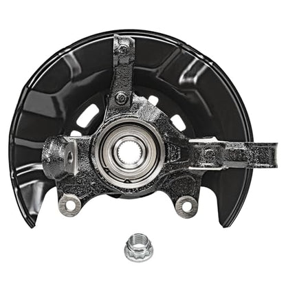 Detroit Axle - 4pc Steering Knuckles Kit for 09-13 Toyota Corolla Matrix, 2 | Front Steering Knuckles & Wheel Bearing Hubs 2 Rear Wheel Bearing and Hubs 2009 2010 2011 2012 2013 Replacement - size: 4UW48584/Kit