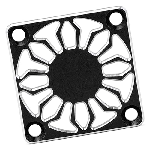 VGEBY Cooling Fan Cover, Universal Aluminum Alloy Protective Heatsink Cover 30x30mm Black for RC Cars, Drones, ESC Motors, Electronics Cooling Projects