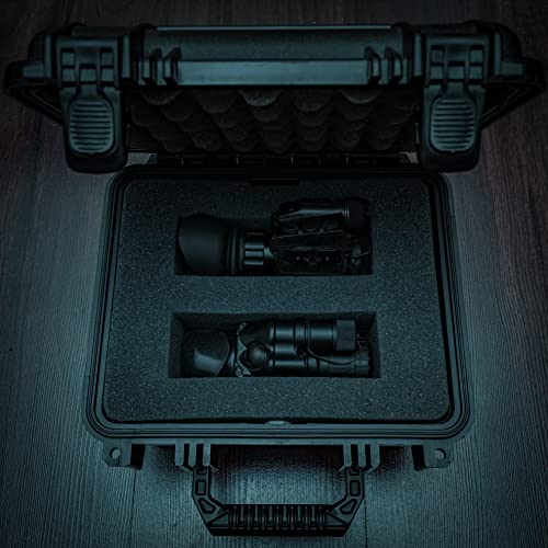 MEIJIA Portable All Weather Waterproof Camera Case With Foam,Fit Use of Drones,Camera,Equipments,Elegant Black,10.62 x9.68x6.87inches - color: Black, size: 10.62 x 9.68 x 6.87 inches