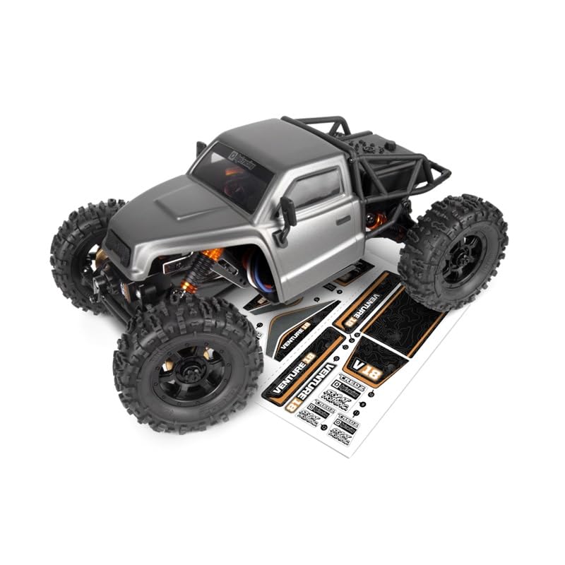 Helidirect HPI Racing Venture18 CC Flux Competition Crawler - Remote Control Car, RC Crawler for Adult (Gunmetal) - color: Gunmetal