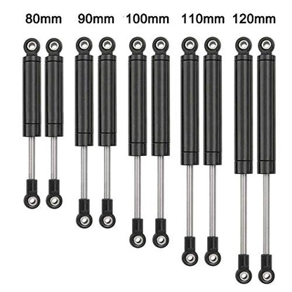 80/90/100/110/120mm Internal Shocks Absorber for 1/10 RC TRX-4 Wraith SCX10 D90 CC01 (110MM) - size: 110MM