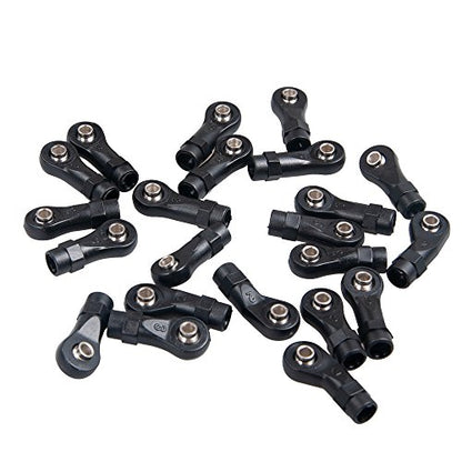 22Pcs Aluminum Metal & Plastic Rod Ends Set for 1/10 RC Crawler TRX4