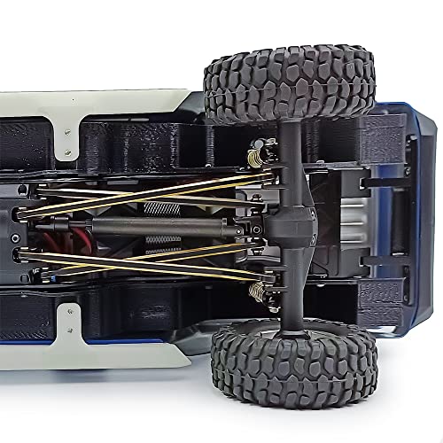 Aluminum Heightened Link Steering Link Set, Black | For 1/24 Axial SCX24 AXI00005, RC Crawler Car