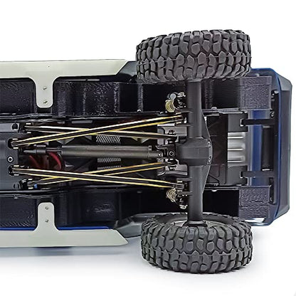 Aluminum Heightened Link Steering Link Set, Black | For 1/24 Axial SCX24 AXI00005, RC Crawler Car