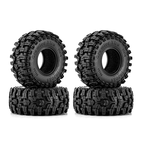 INJORA 1.0 58 * 24mm Swamp Stomper S5 Tires for 1/24 1/18 RC Crawler Car
