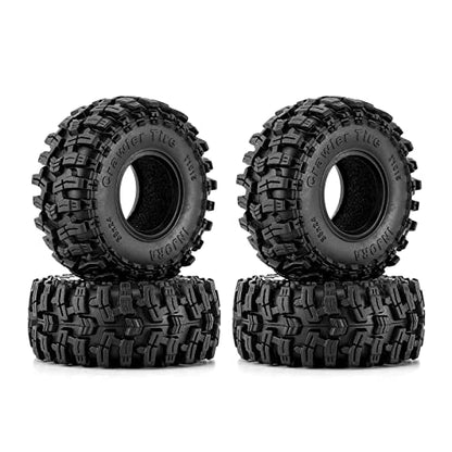 INJORA 1.0 58 * 24mm Swamp Stomper S5 Tires for 1/24 1/18 RC Crawler Car