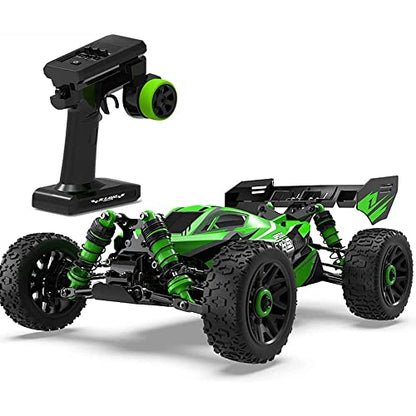 RC Car, 1/14 Scale 2.4GHz Remote Control Car, 4WD 60km/h High Speed Racing Car, Off-Road Buggy Drift Car RTR with Aluminum Alloy Chassis, Fast Race Buggy Hobby Car - color: C, size: 1 battery