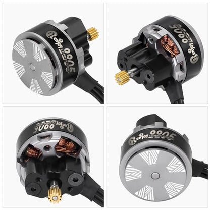 2205 2200KV Brushless Outrunner Motor with Mount and 30A Brushless ESC Electric Speed Controller for TRX4M 1/18 Remote Control Crawler Upgrade - size: Motor & ESC