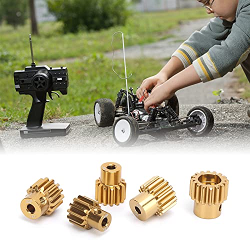 5PCS 32DP 540 Motor Pinion Gear, 12T 13T 14T 15T 16T Pinion Motor Gear Set with Hex Key for 1/10 RC Car Brushed Brushless Motor, 16T 3 175mm Shaft Pinion Gears Parts Set Kit