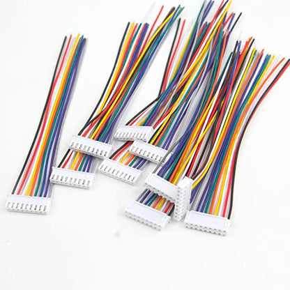 10Pcs 8S JST-XH 9Pin 26AWG Balance Extention Lead Wire for RC Lipo Battery