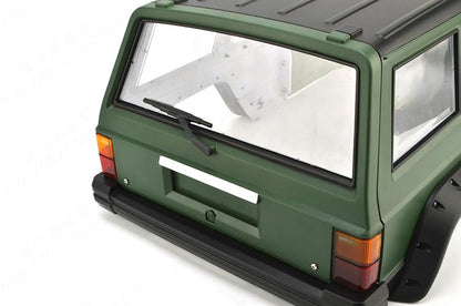 1/10 RC Crawler Hard Body Shell Kit - 313mm Wheelbase Cherokee Body for Axial SCX10, SCX10 II 90046, 90047 & TRX4 Kits (Army Green) - color: Army Green